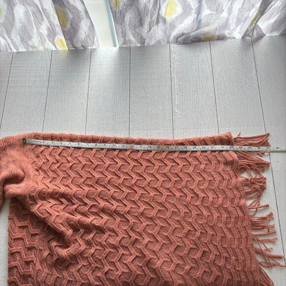 Just be... Dusty Rose Poncho Size Small - Picture 7 of 8